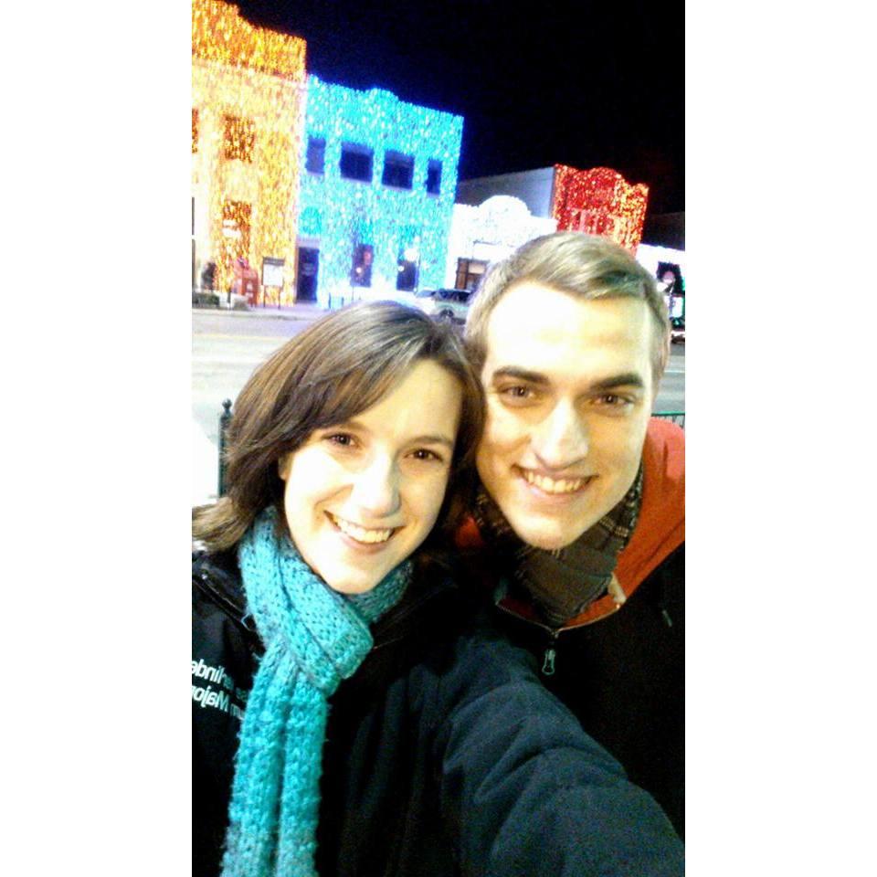I got to show Dan the Rochester Lights!