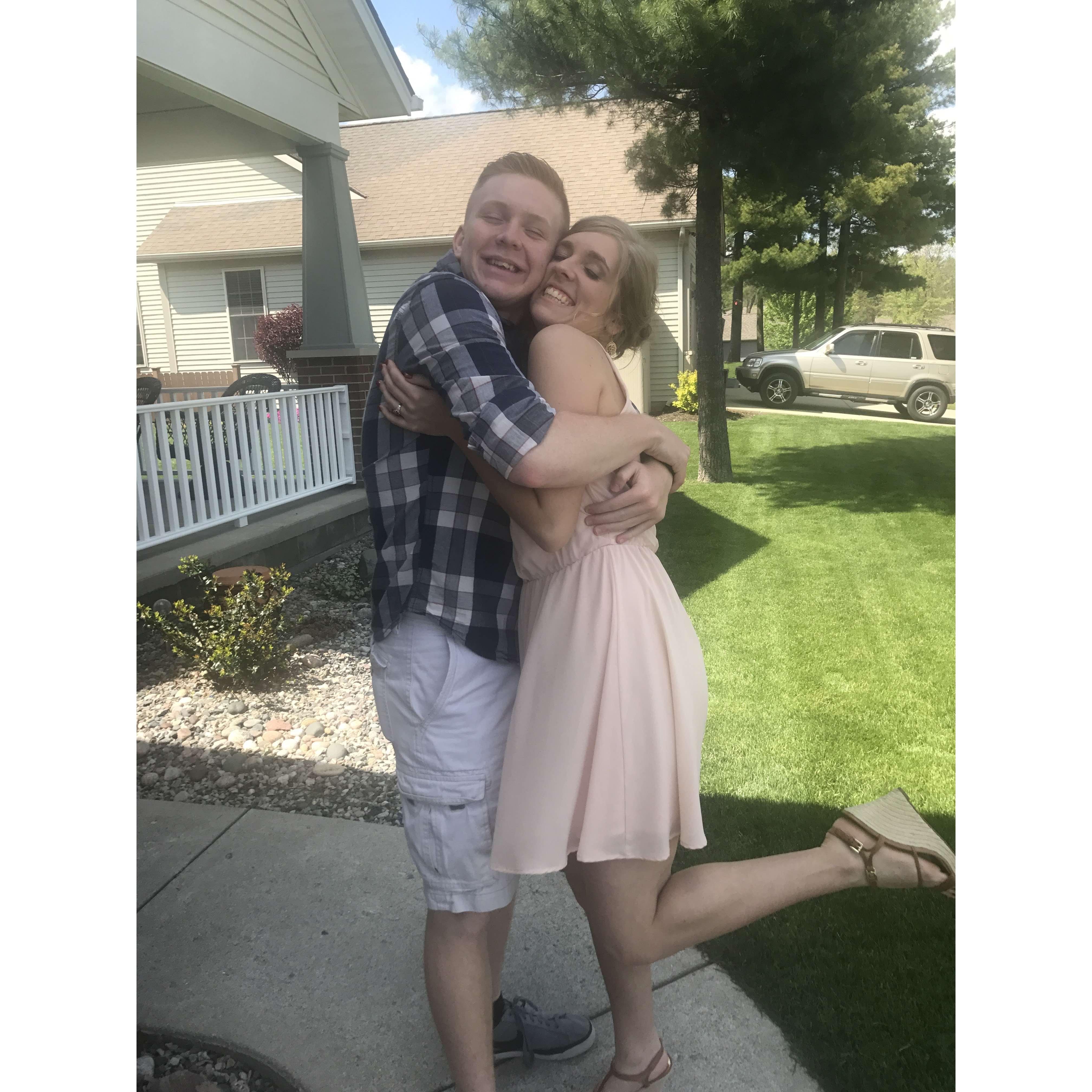 Prom dinner 2017