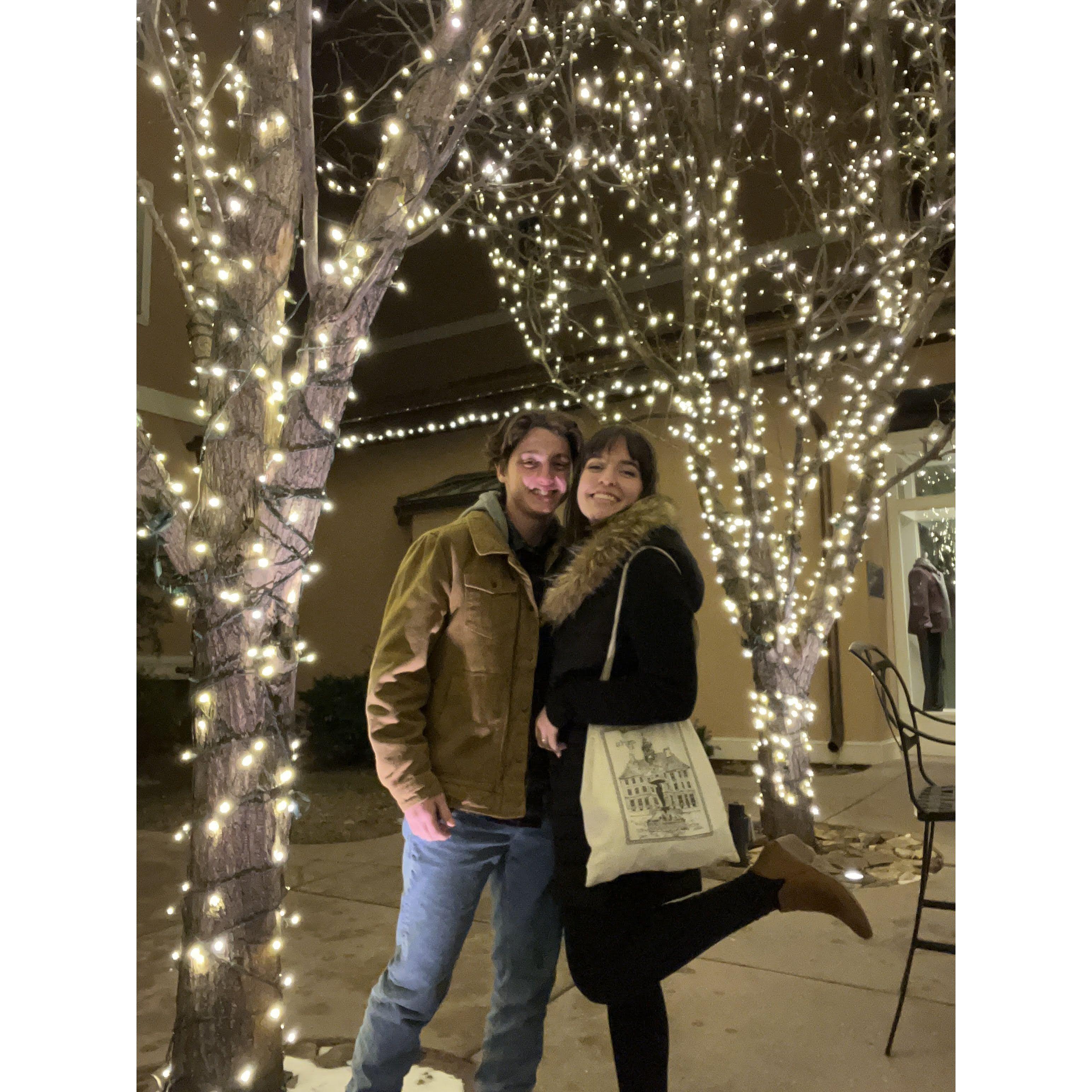 Our first date at the Broadmoor Hotel