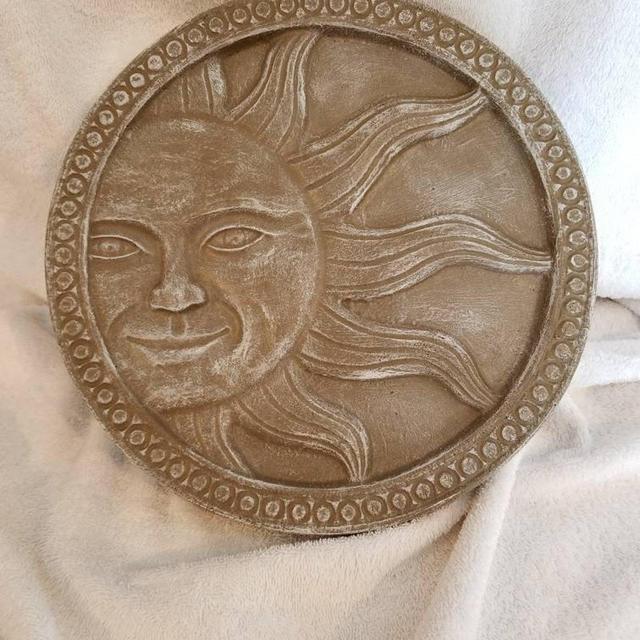 Sun Stepping Stone/Plaque Concrete