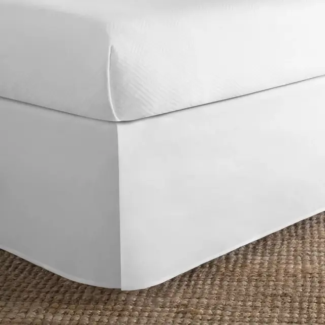 Simply Essential™ Microfiber Tailored Queen Bed Skirt in White