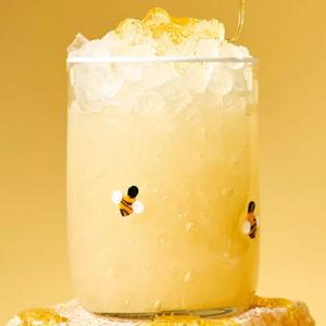 Anthropologie Icon Juice Glass - Bees