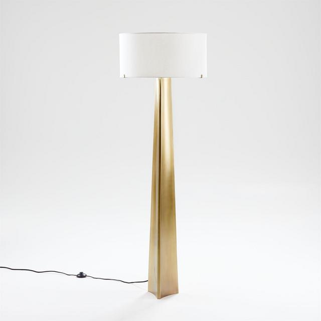 Isla Brass Triangle Floor Lamp