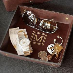 Saddle Leather Catchall - Chocolate