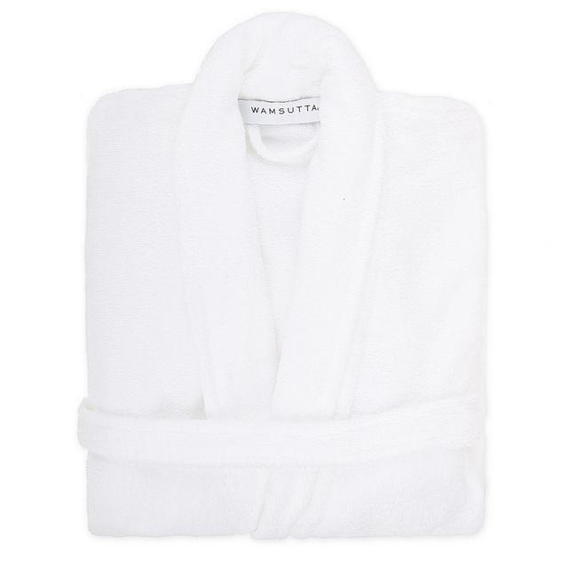 Wamsutta® Ultra-Soft Large/Extra-Large Unisex Terry Bathrobe in White
