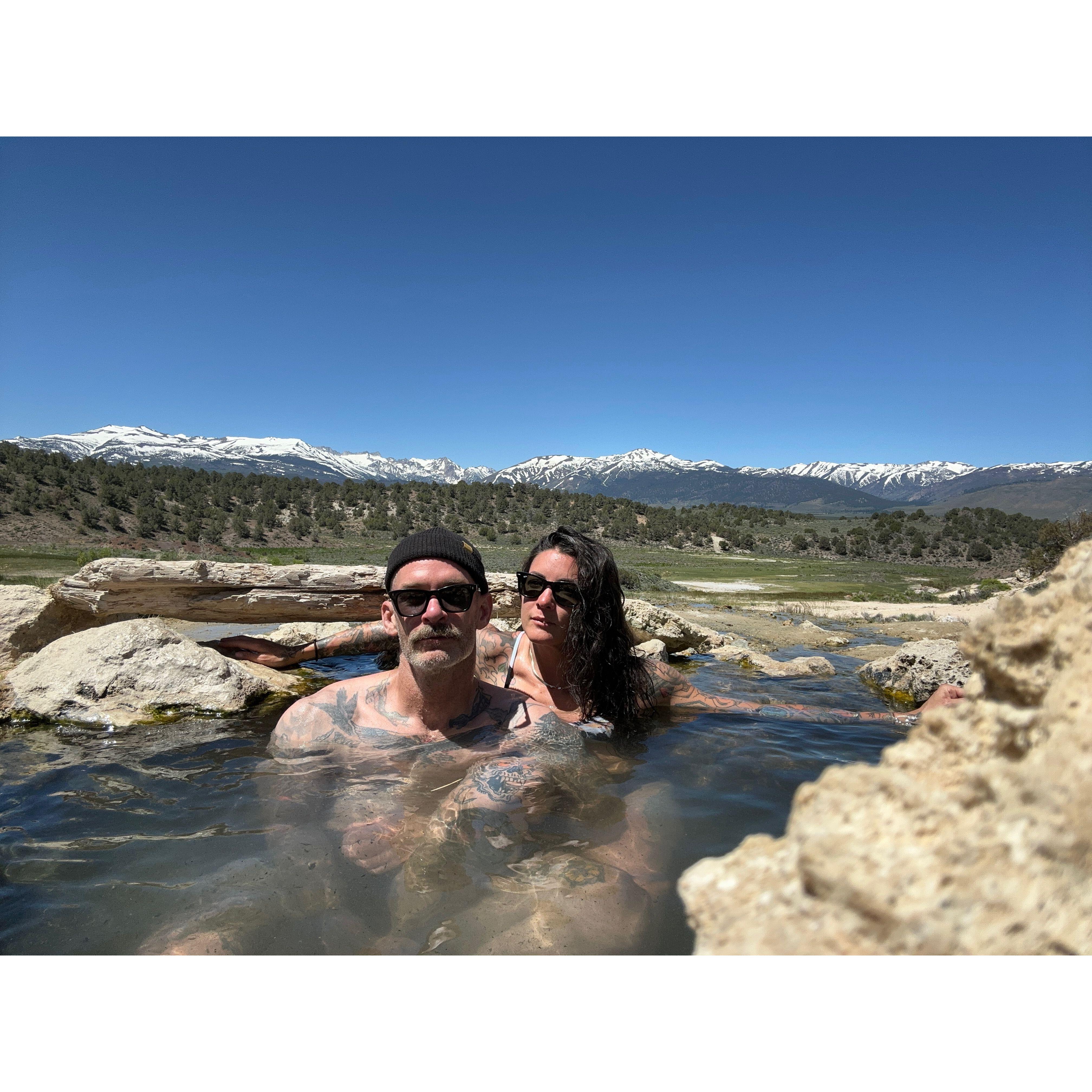 Hot springs are kind of our thing