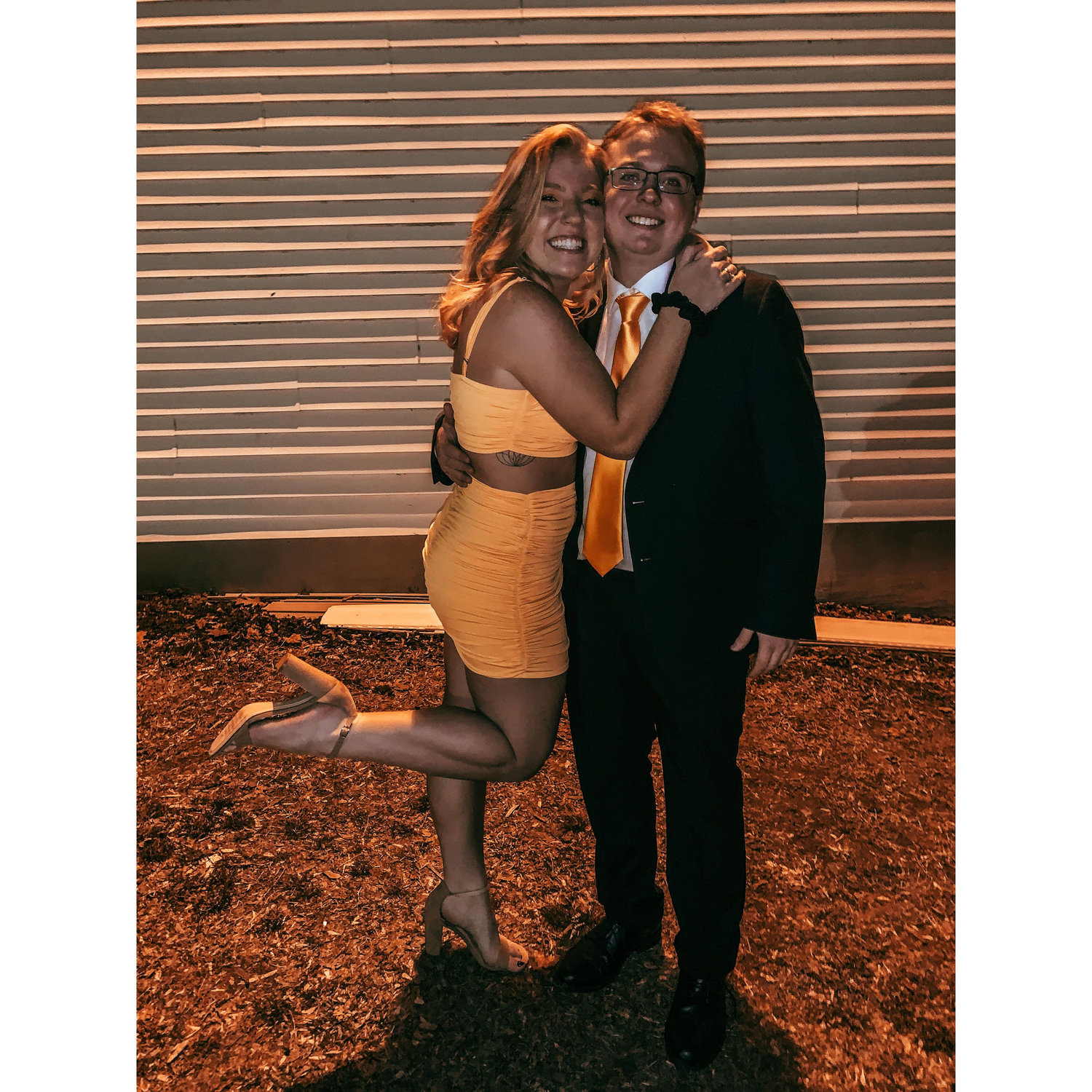 Our first Date Party together in college 2020