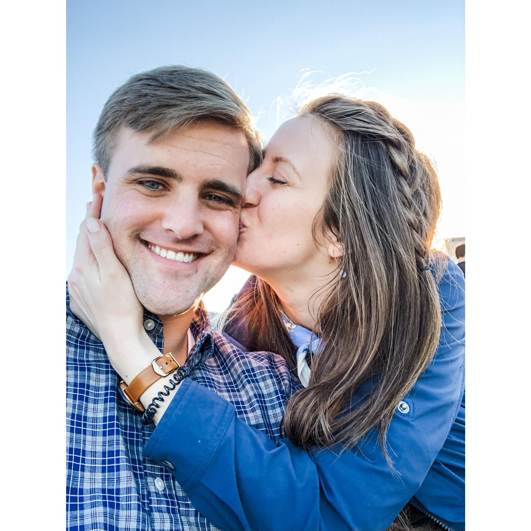 It was during this trip that we decided to get married!