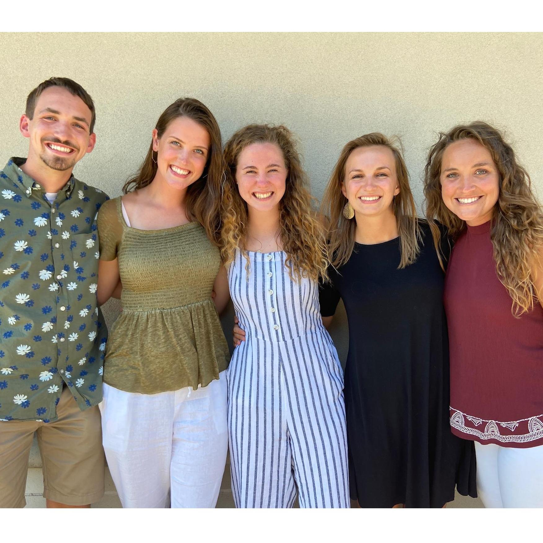 B and I got the opportunity to serve as interns at my home church, Peninsula Community Chapel, one summer. These are some of the lovely people we got to serve Jesus alongside.