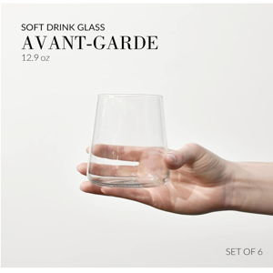 Juego de 6 vasos para agua, 12.9 oz