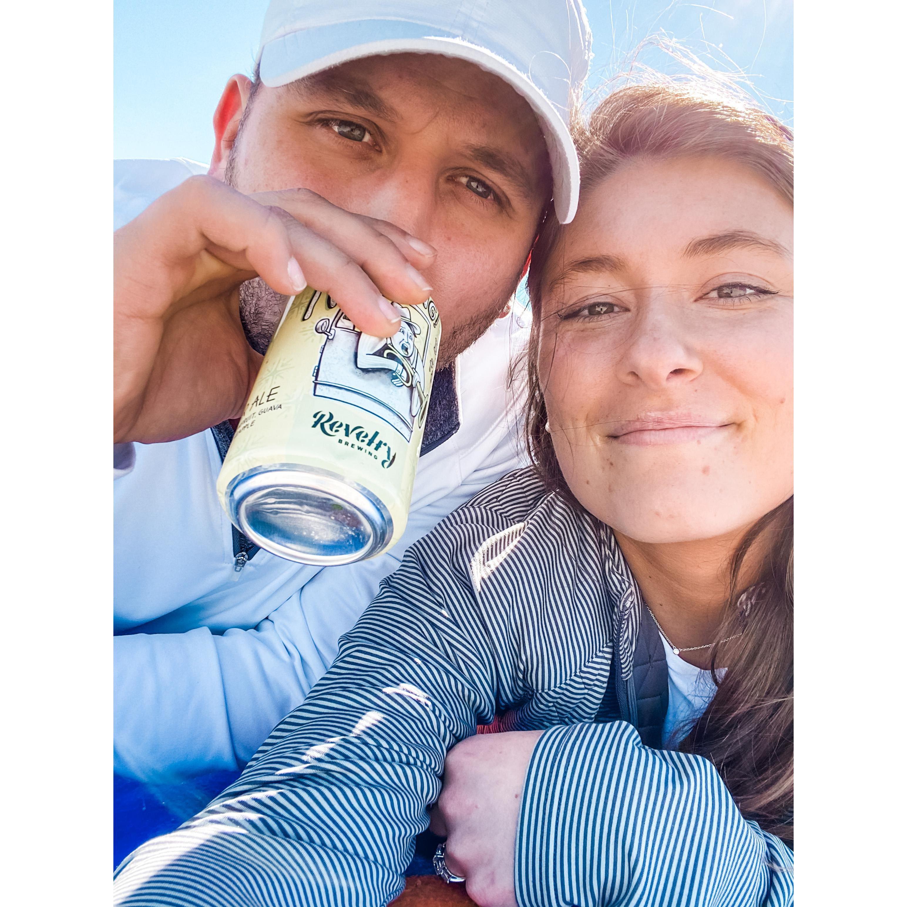 naps & beers on Sullivan's Beach