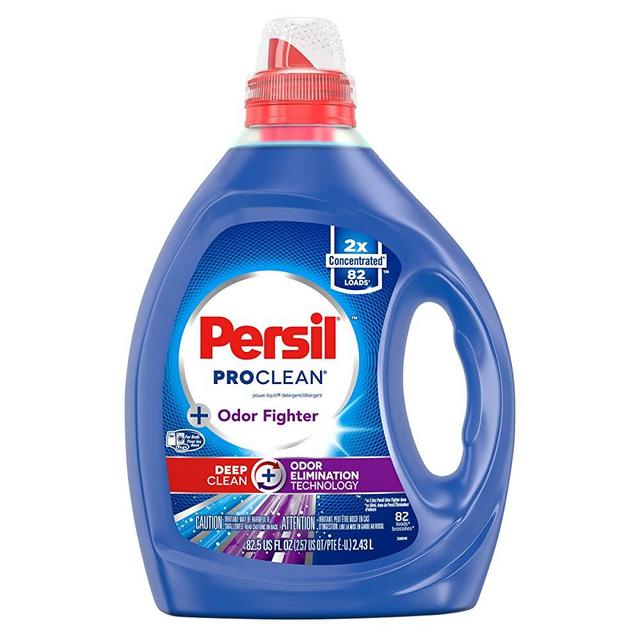 Persil ProClean Liquid Laundry Detergent, Odor Fighter, 2X Concentrated, 82 Loads, 82.5