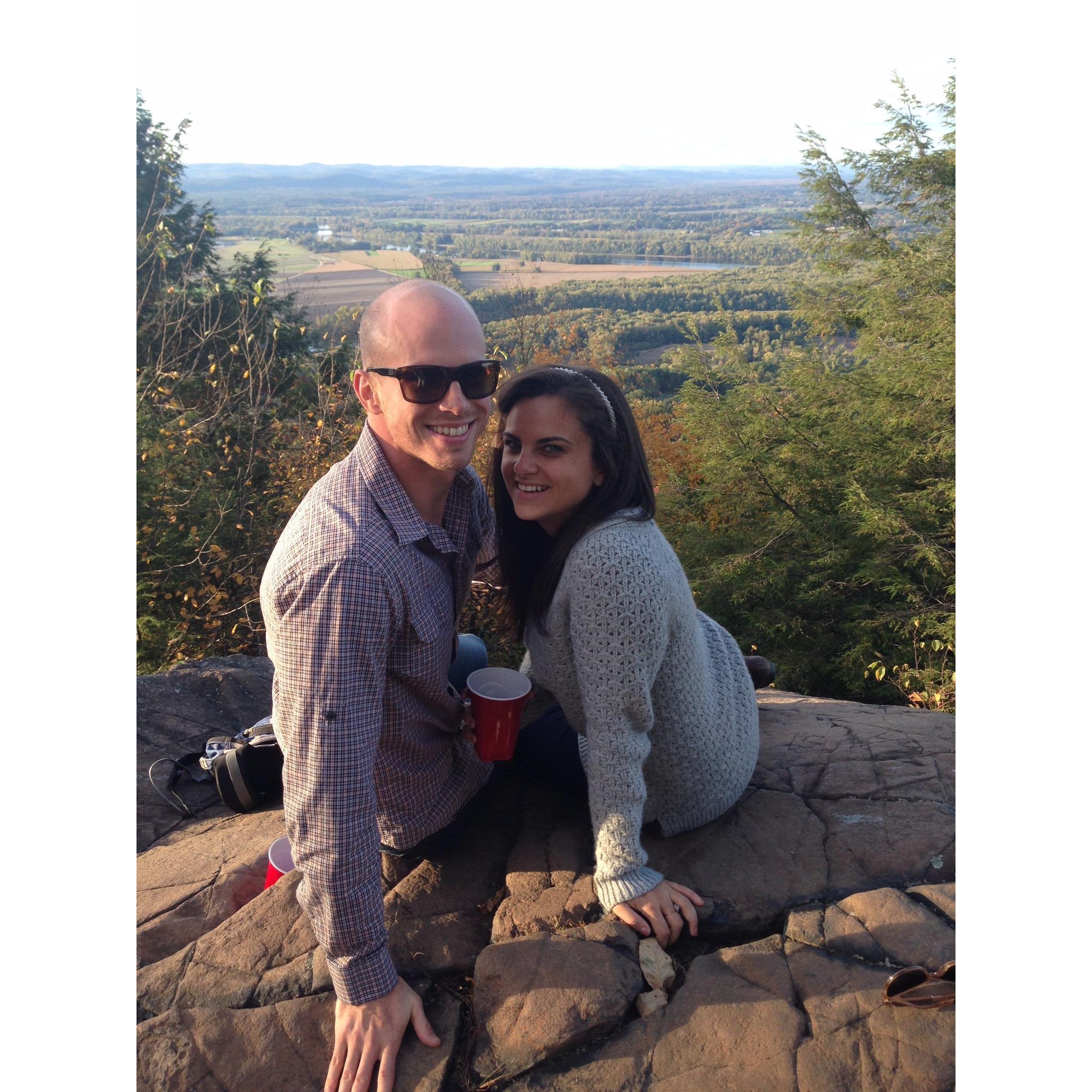 A hike and a drink