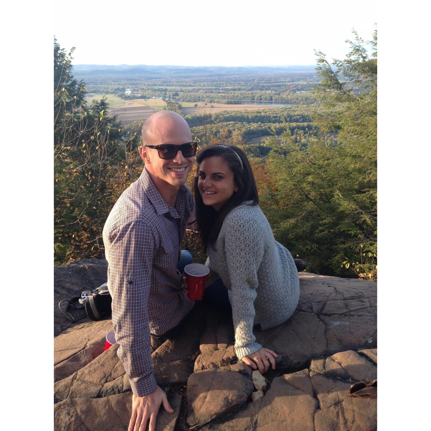 A hike and a drink