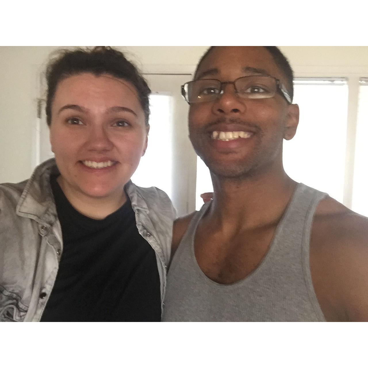 Move in day - our first place together
September 2015