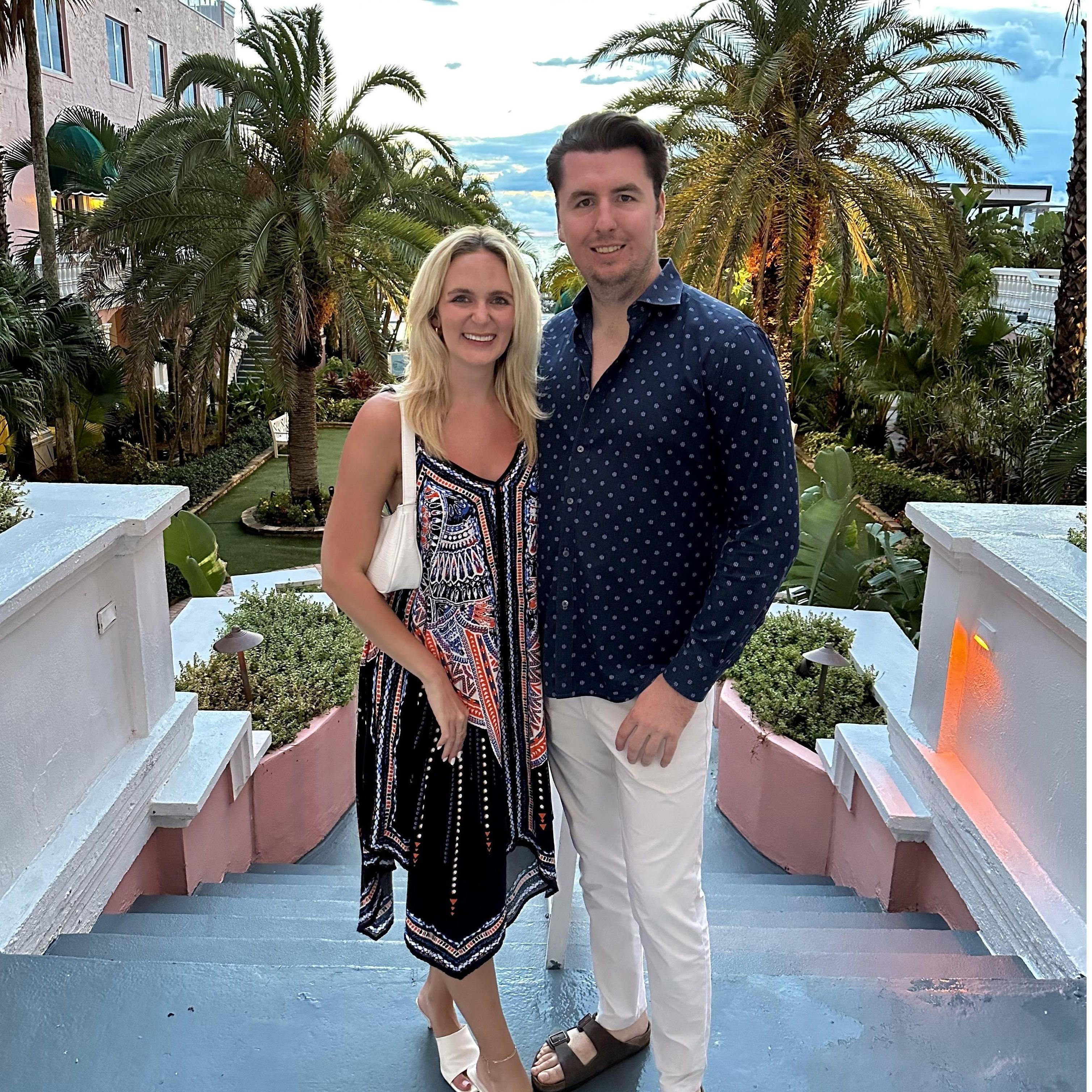 Our first vacation together snd we stayed at The Don CeSar!