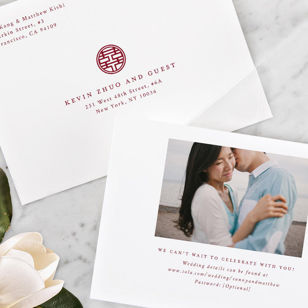 Zola Wedding Invitations - Meili Landscape