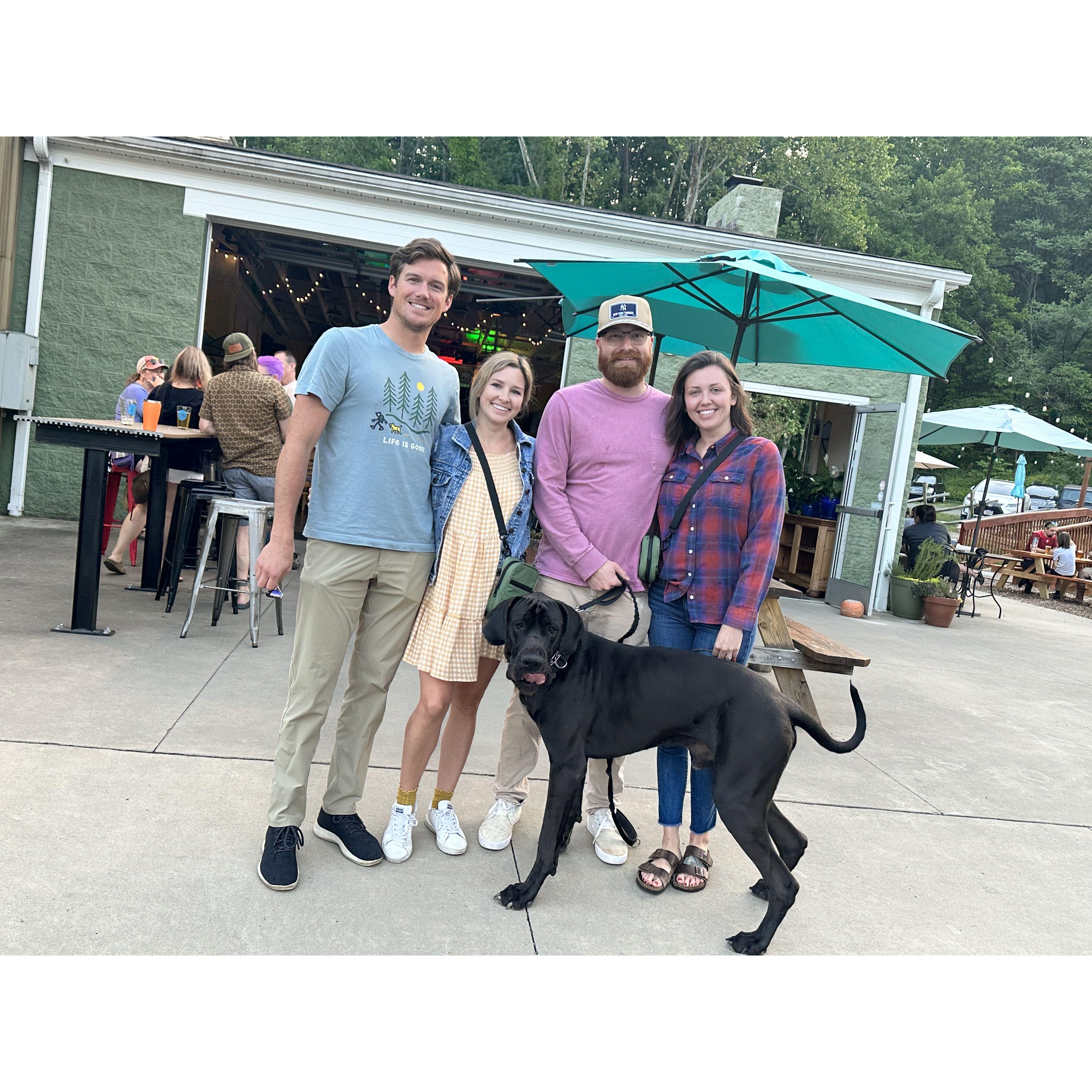 Fun brewery with the Pardo's