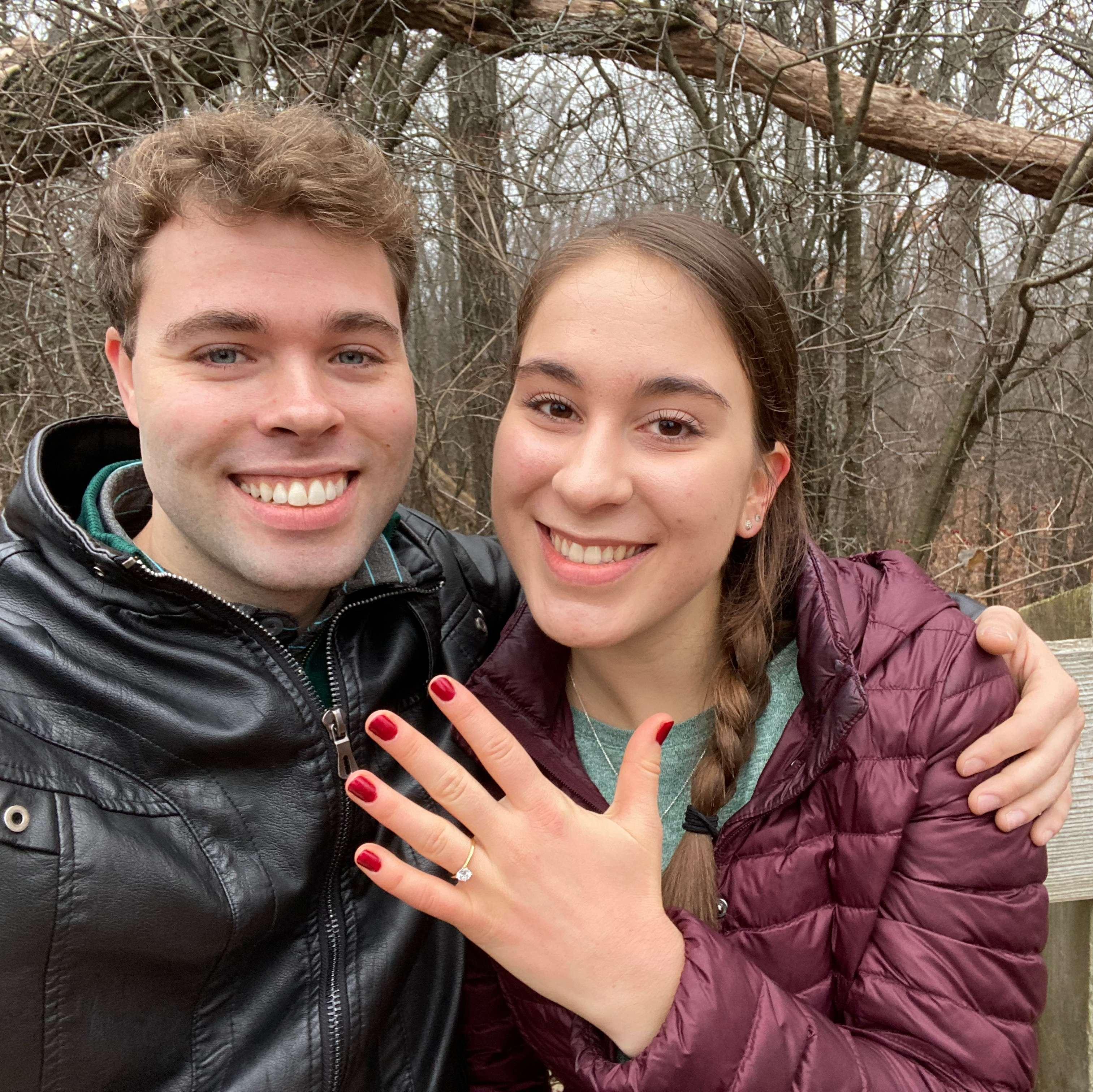 Calvin proposed on Christmas Eve 2021!