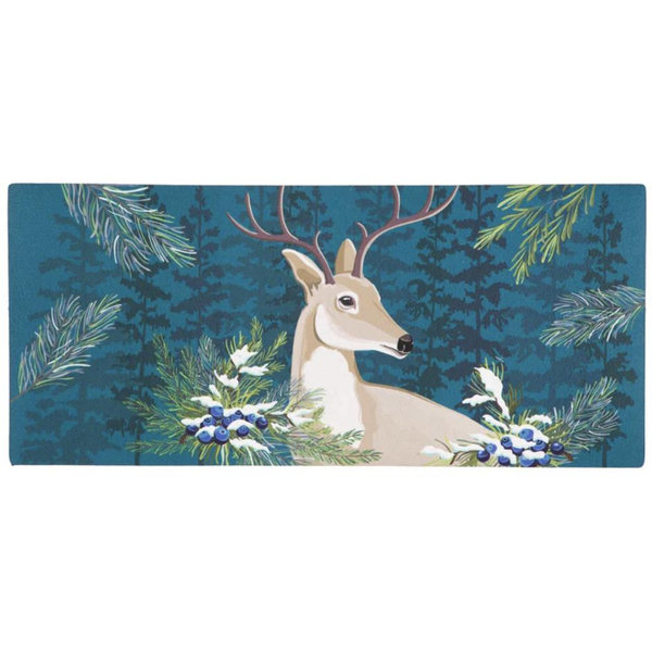 Woodland Deer Welcome Sassafras Switch Mat