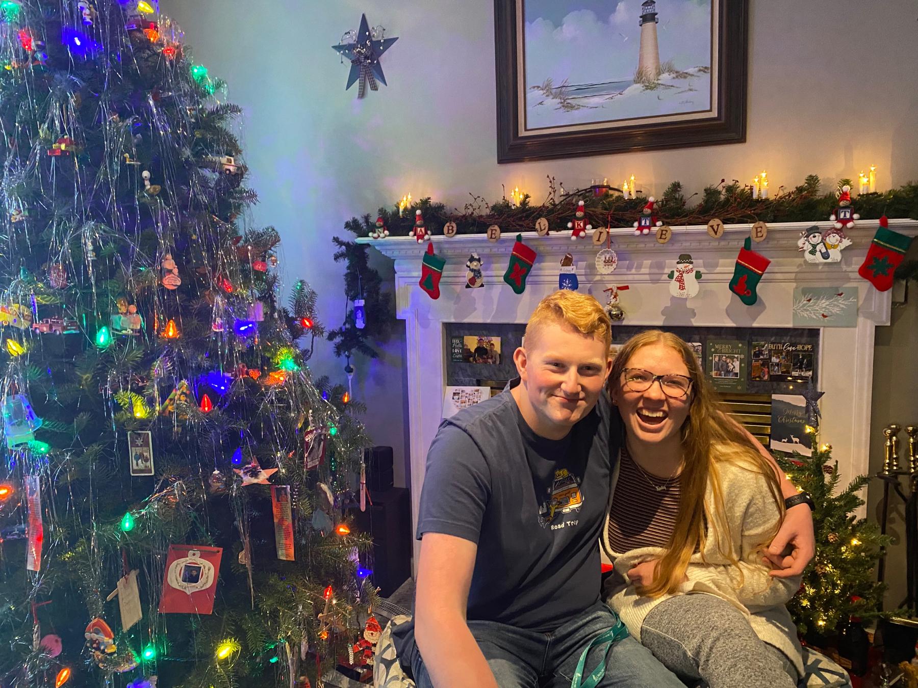 Our first christmas together.