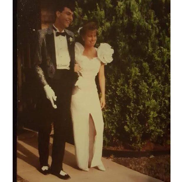 Senior Prom... just friends! He didn't get lucky :-)
Circa 1990.