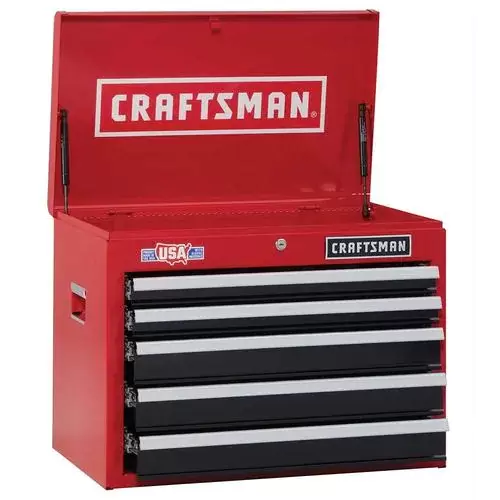 CRAFTSMAN 2000 Series 26-in W x 19.75-in H 5-Drawer Steel Tool Chest (Red)