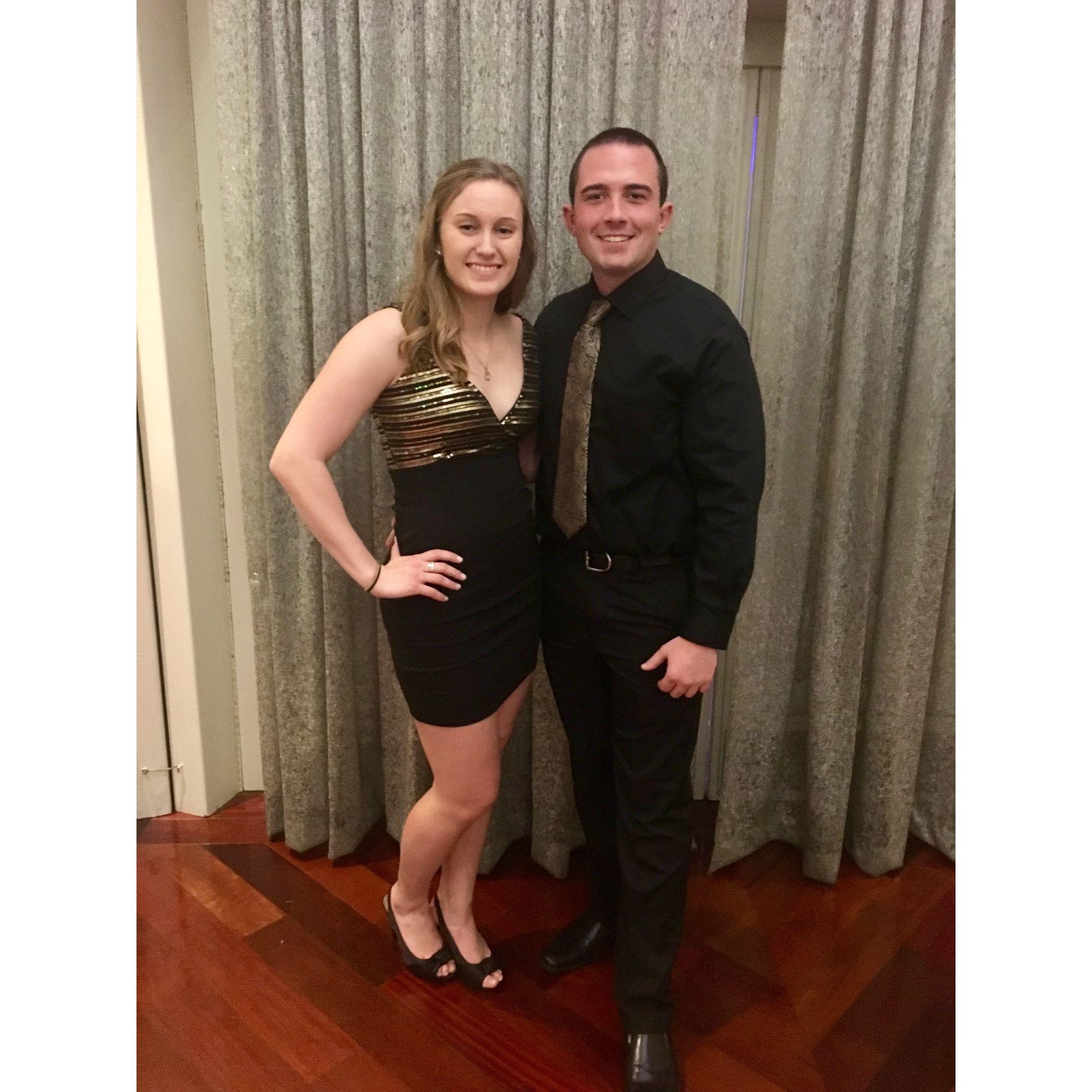 Our first photo together