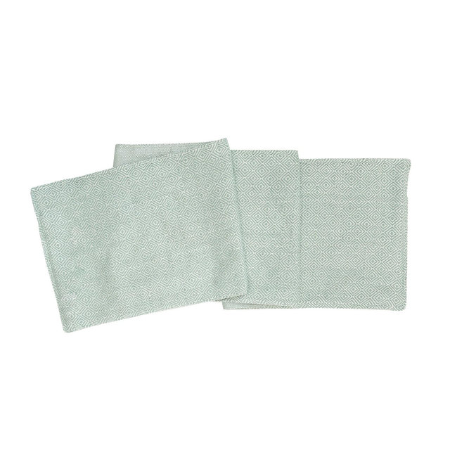 C&F Home 14" X 72" Diamond Sea Glass Table Runner