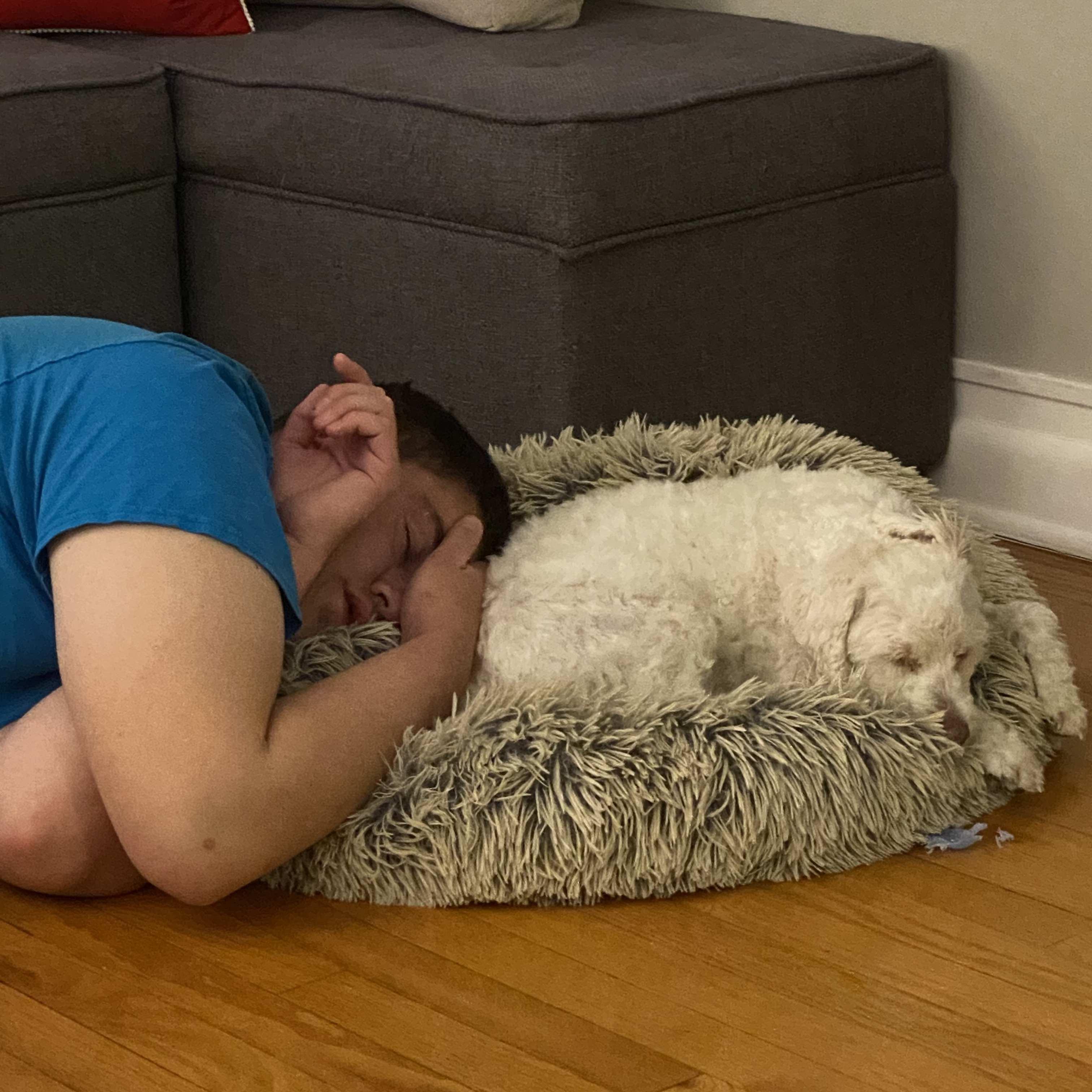 Brian & Gracie Taking a Nap!