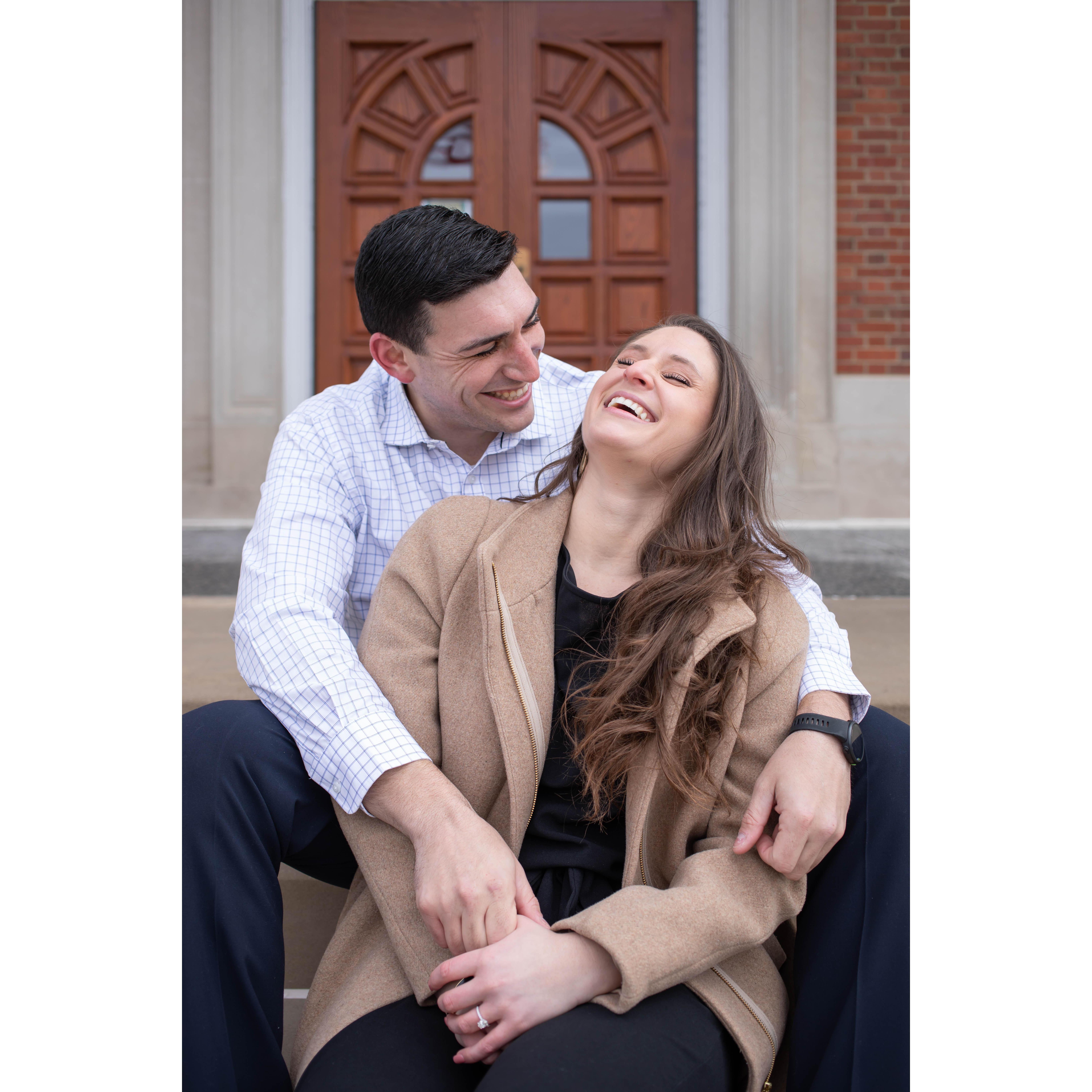Engagement Shoot at Siena College