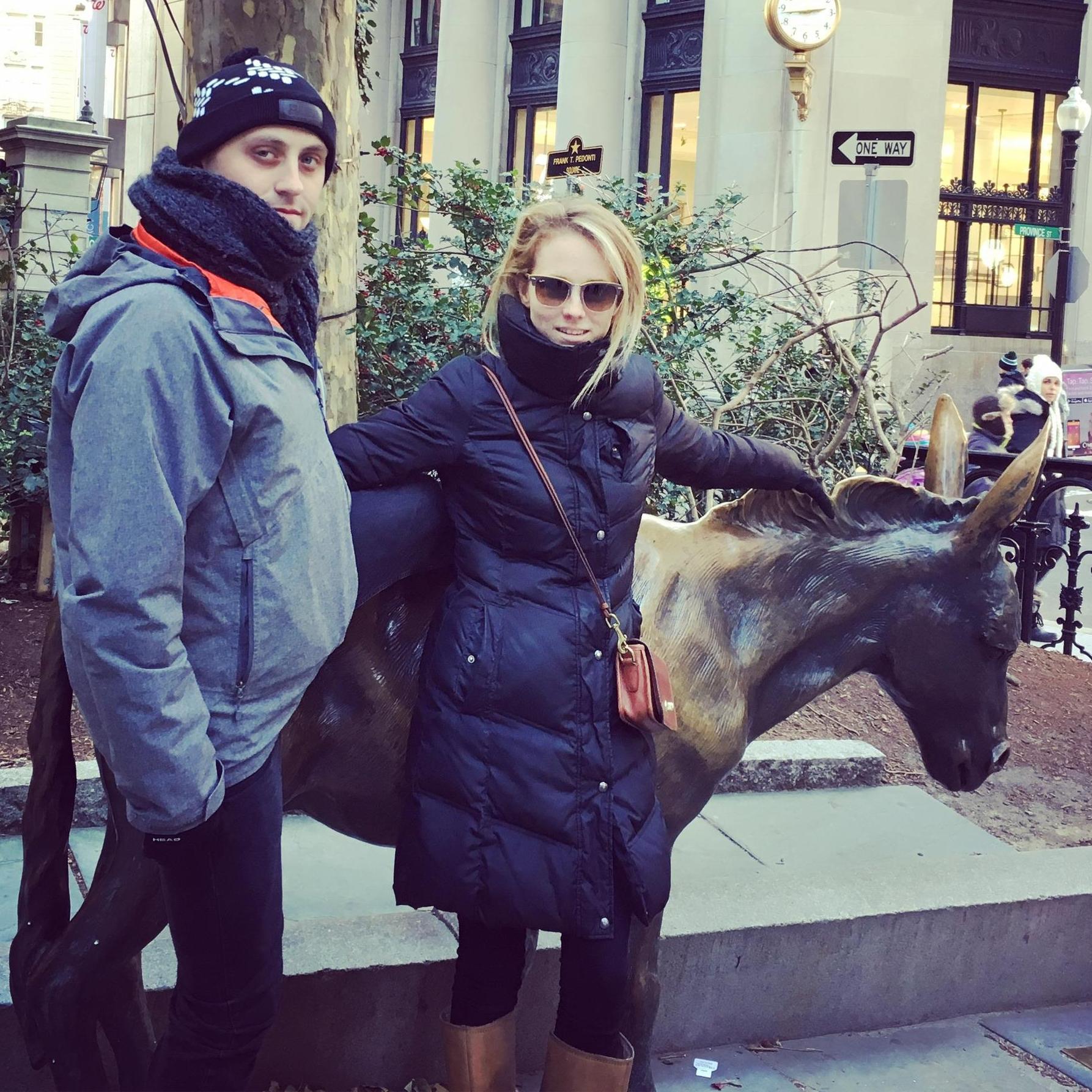 We have fun even when it's cold, and even when one of us is being an ass.