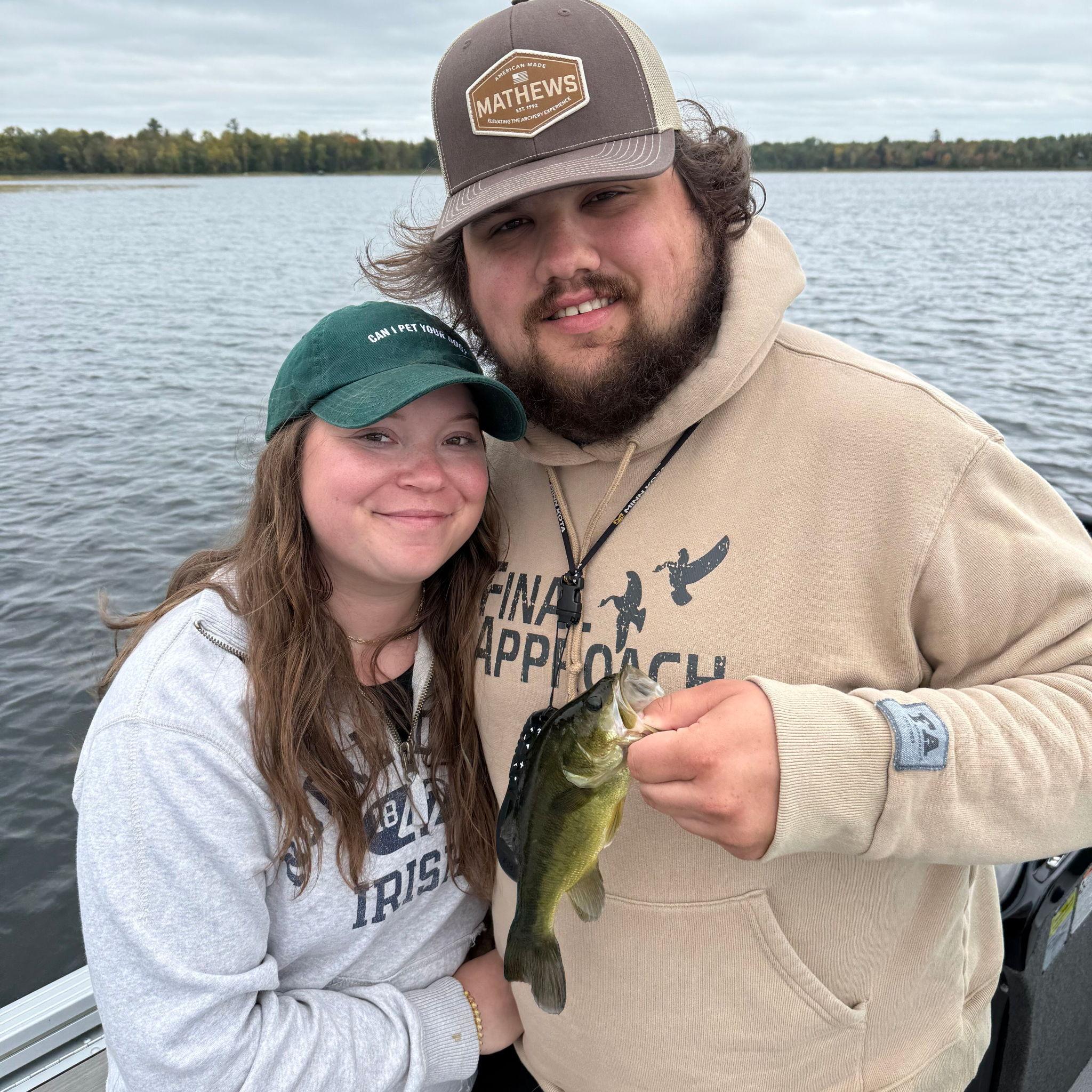 Ben showing off his catch!