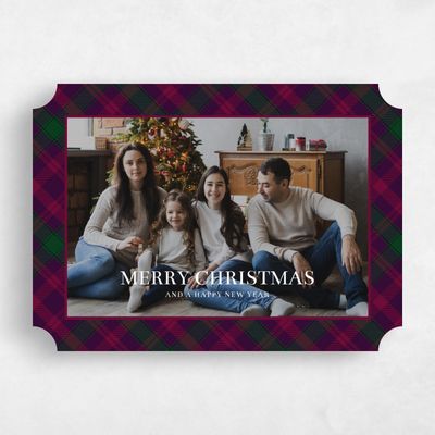 Purple Ticket Holiday Card - Baldwin