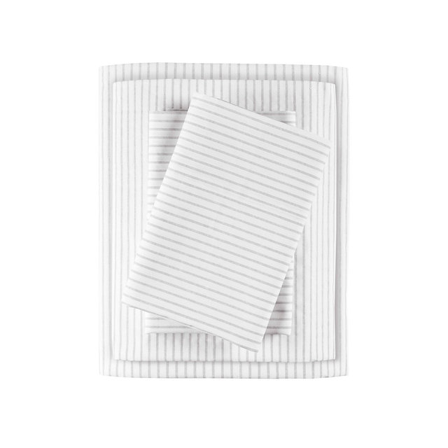 Madison Park Essentials Printed Cotton Percale 4-Pc. Sheet Set, Queen