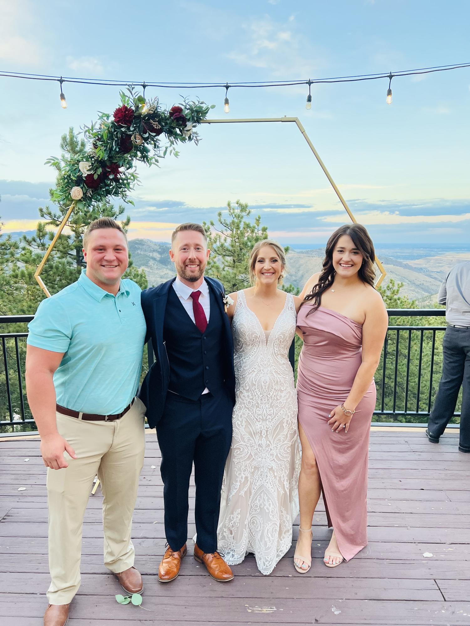 In August Andrea and Jordon made a trip to Colorado to their friend’s Kristen and Andrew’s wedding and Andrea actually married them!!