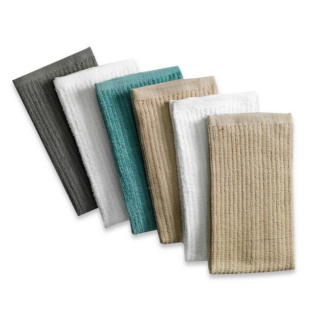 Real Simple® 6-Pack Antimicrobial Bar Mop Kitchen Towels in Multi