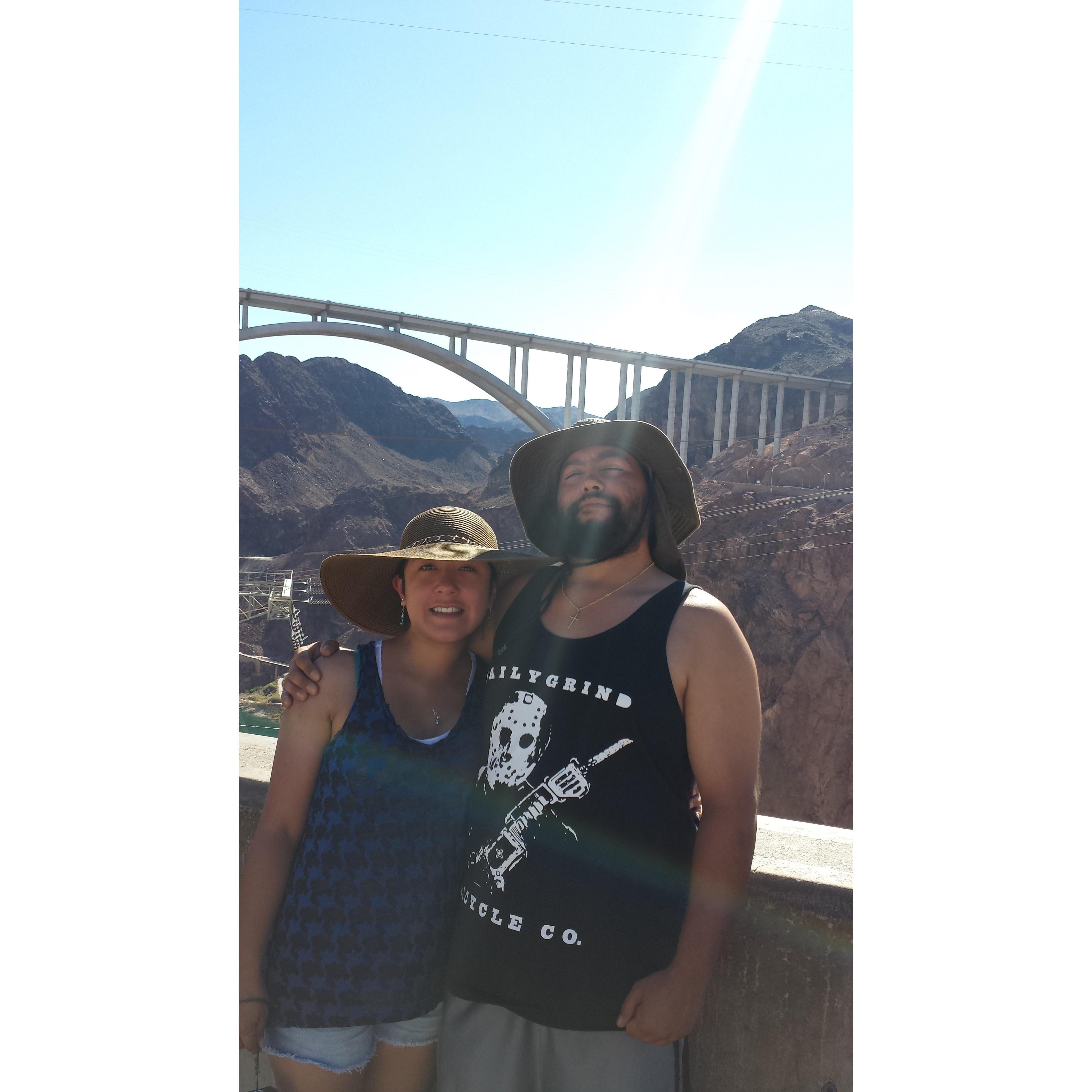 Our first trip to the Hoover Dam for my 30th birthday.