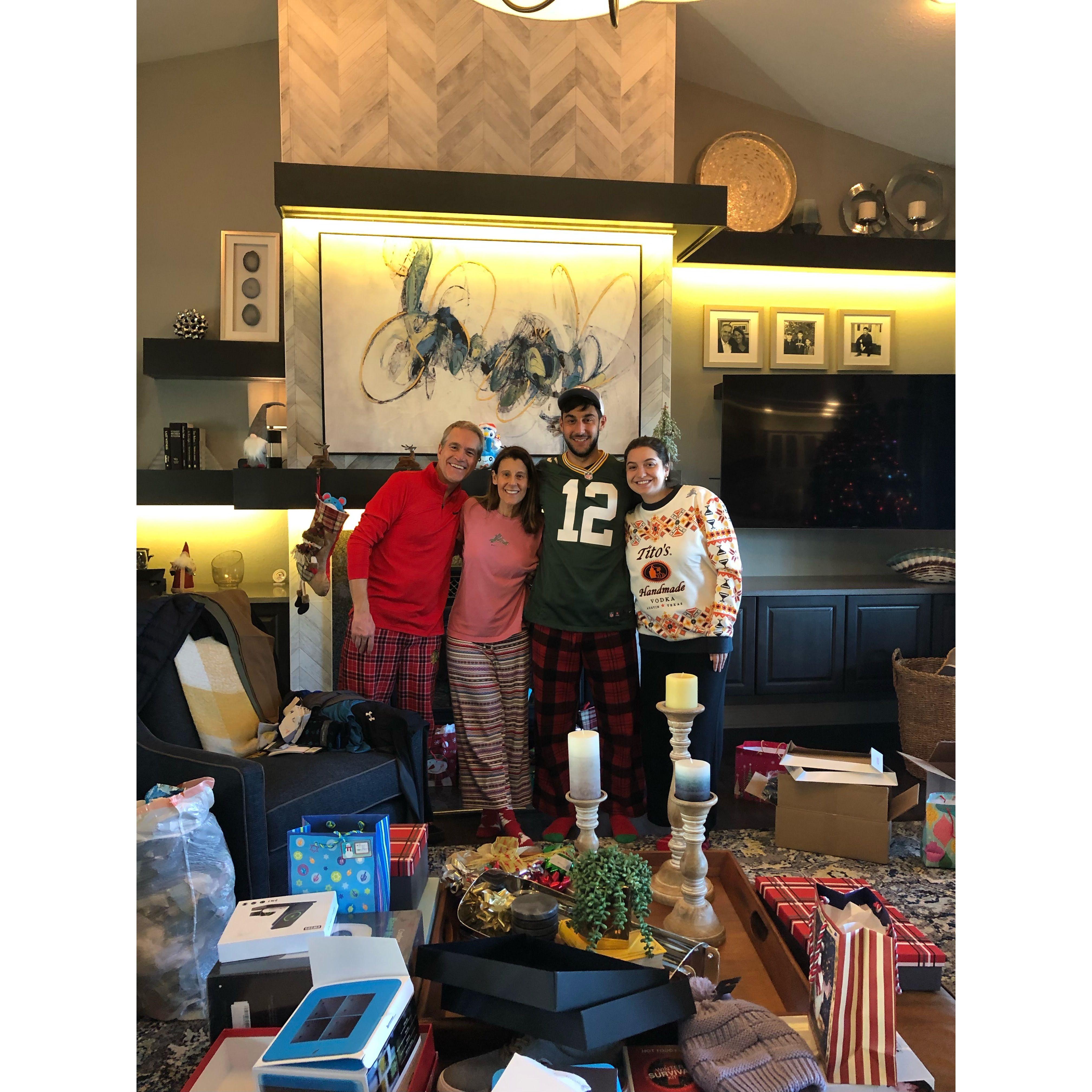 We love spending Christmas with Jake's parents!