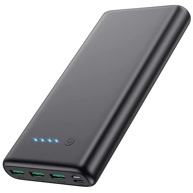Portable Charger 36800mAh, Power Bank with Tri-Outport & Dual Inport (2.1A USB-C Input and Micro USB Input) External Battery Pack Compatible with iPhone 12/12Pro/11,Galaxy S20 Tablet etc[2021 Version]