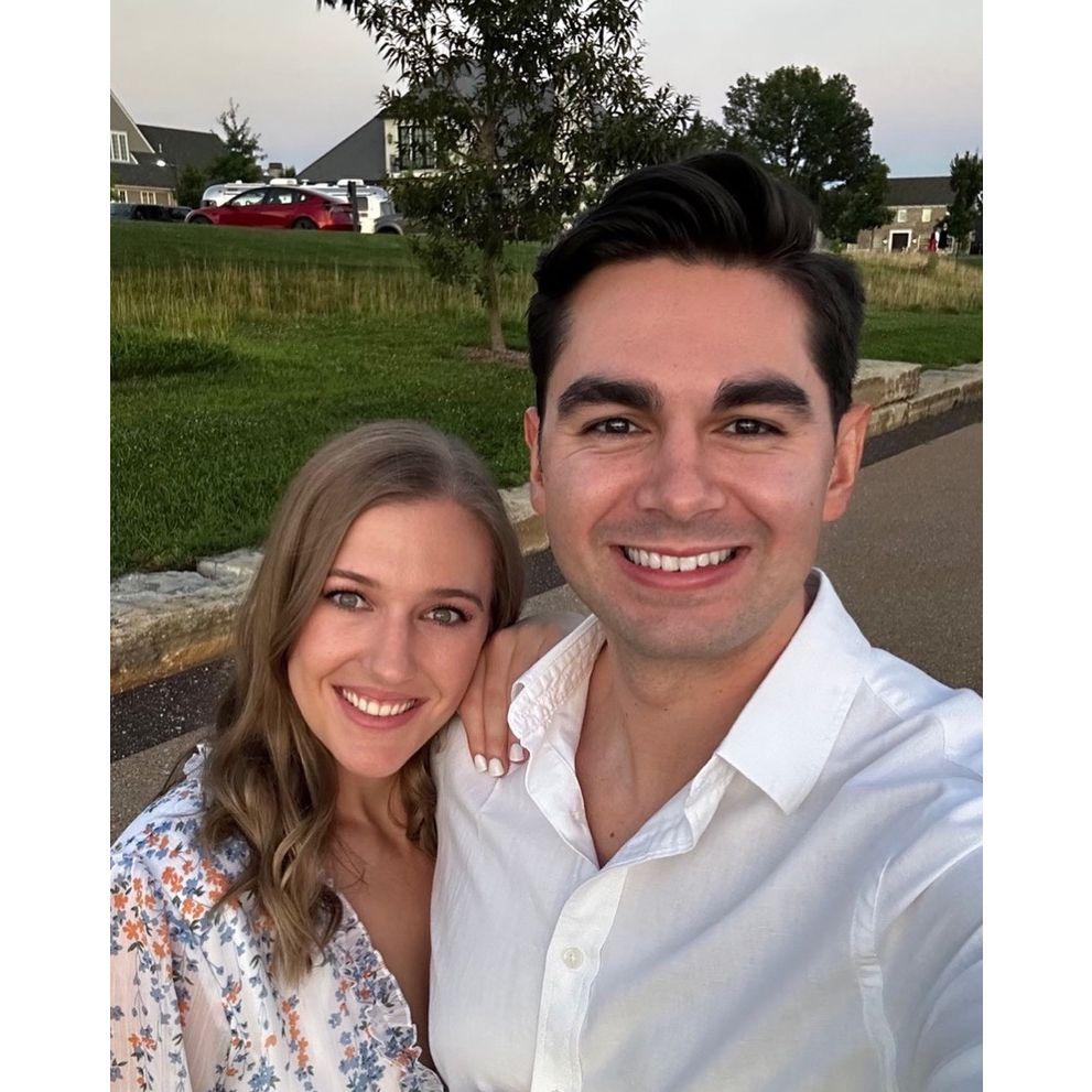 Our 2 year anniversary in Kansas while David was away at Captain's school