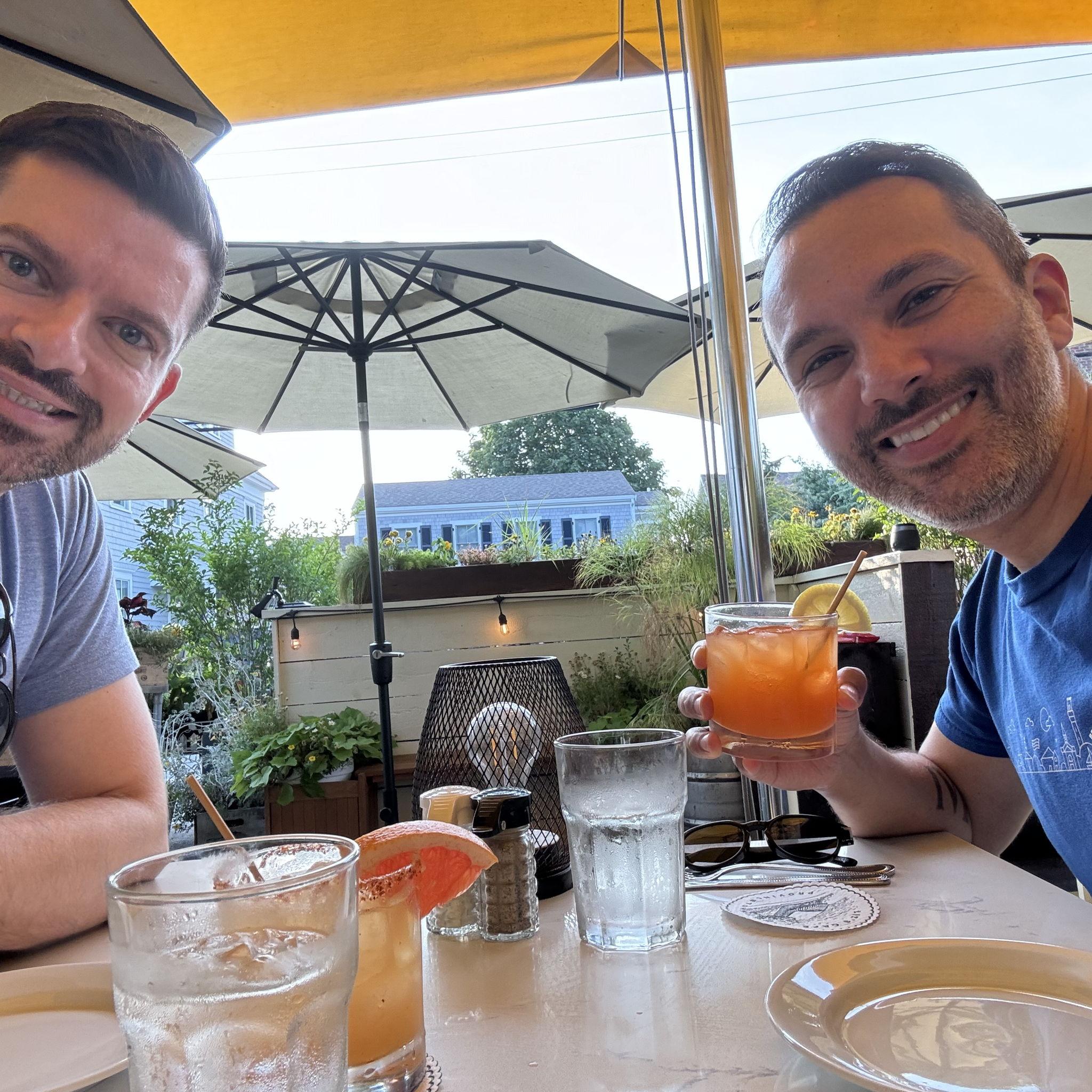 Drinks in the countryside of Crete