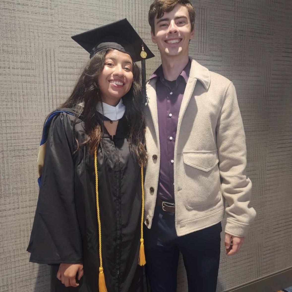 Congratulations, Paula! College graduate over here