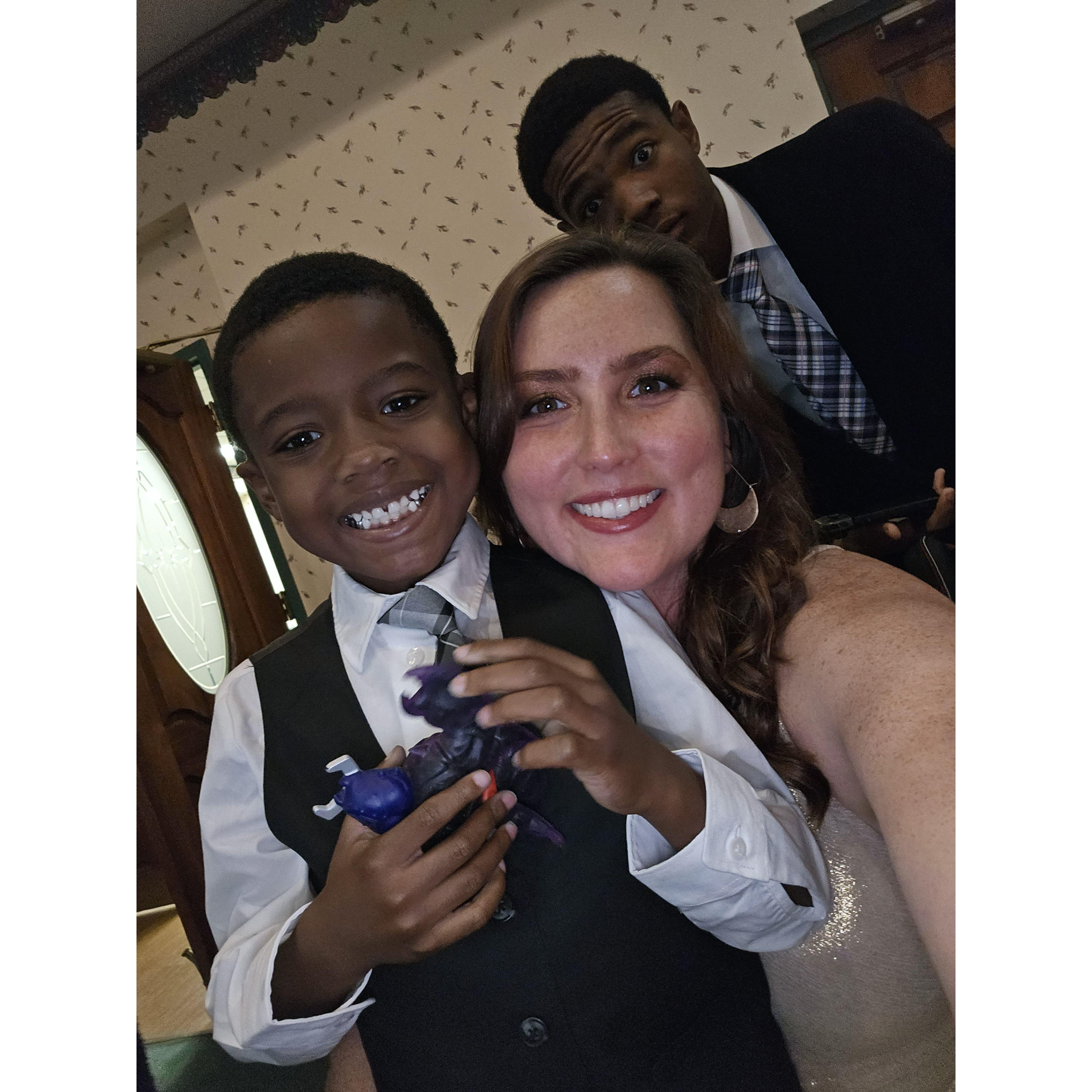 Kara with Apollo & Jarquis at Rita's (Riri) Birthday Party