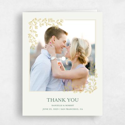 Mustard, Yellow Wedding Thank You - Kalispell Photo