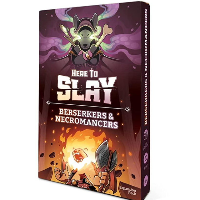 Here to Slay: Berserkers & Necromancers Expansion Pack - Designed to be Added to Your Here to Slay Base Game, Black