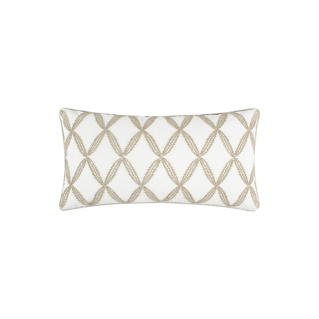 Levtex English Forest Crewel Stitch Decorative Pillow, 12" x 24"
