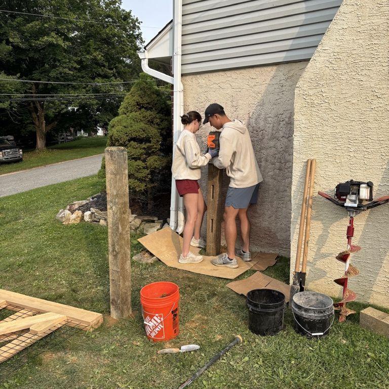 Starting the project that would take up the entirety of our summer in 2025. We both agree there is no one we'd rather do it with though.