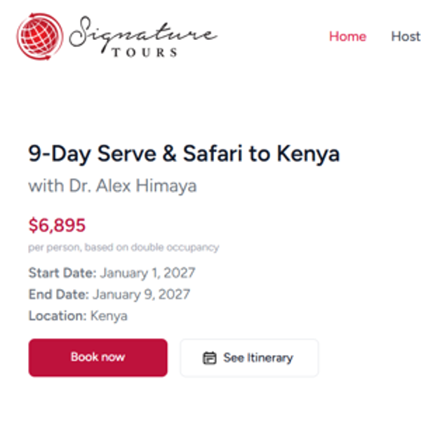 Kenya Serve & Safari