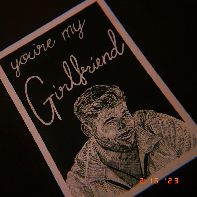 February 2023 | Another Michael drawing (a meme from Love Island)